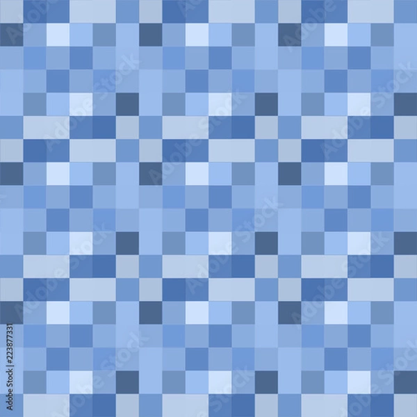 Fototapeta Seamless pattern background from a variety of multicolored squares.