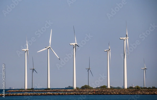 Obraz Éoliennes à Copenhague, Danemark