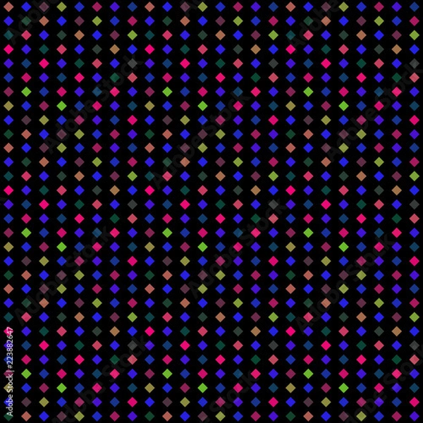 Obraz Abstract seamless pattern background with multicolored various rhombuses.