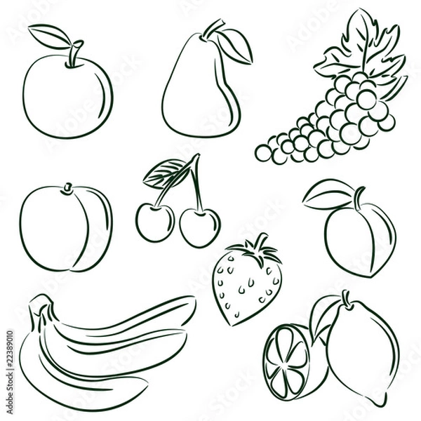 Obraz Fruits collection