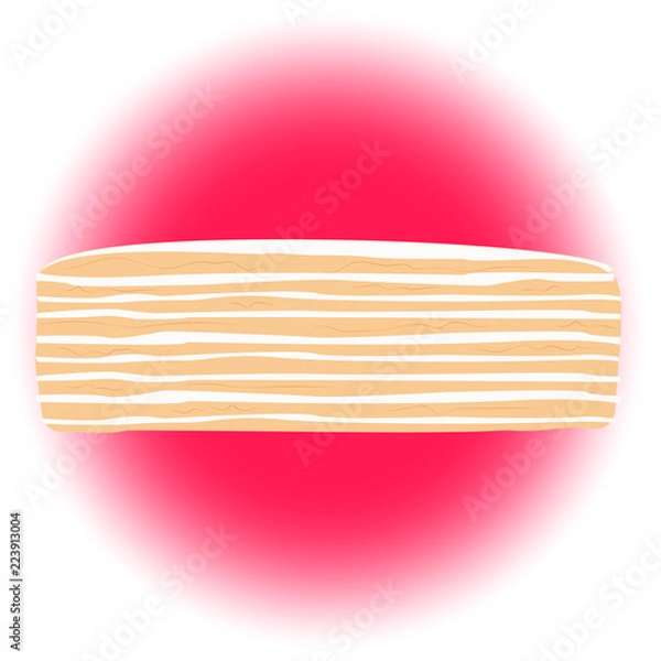 Fototapeta Cream candy font