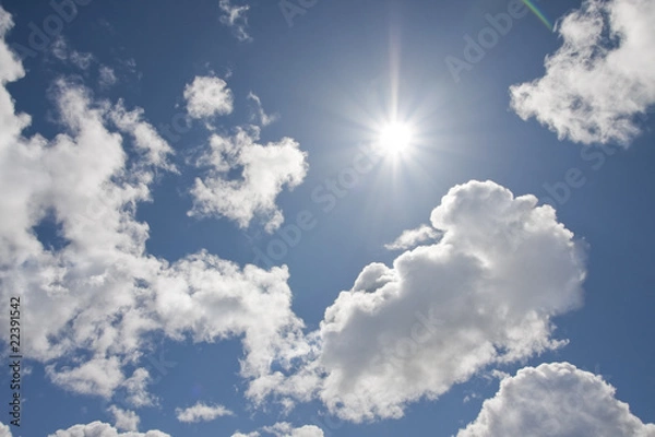 Obraz Sun and clouds