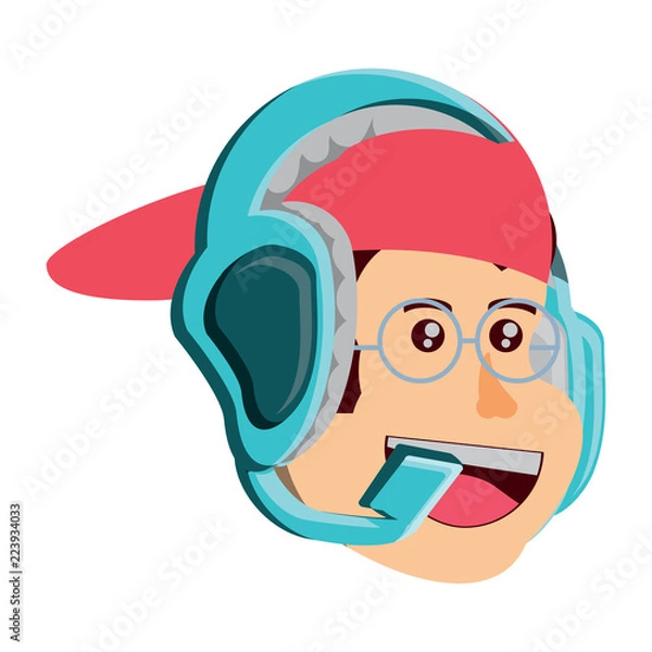 Obraz cartoon man icon 