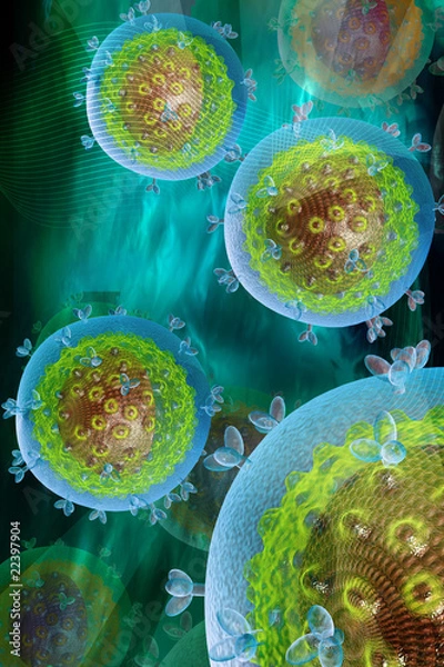 Obraz HIV Virus