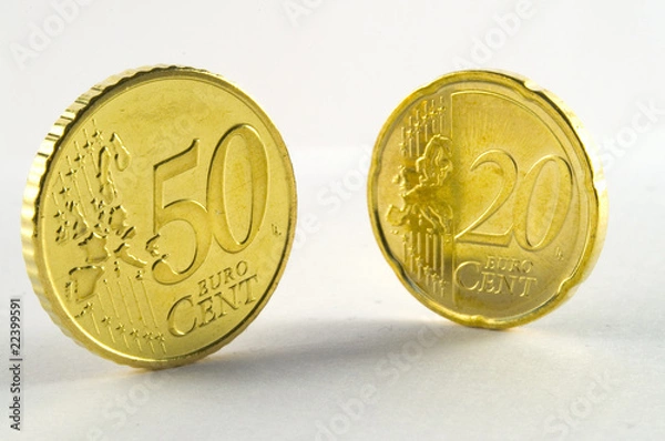 Obraz 50 Cent und 20 Cent