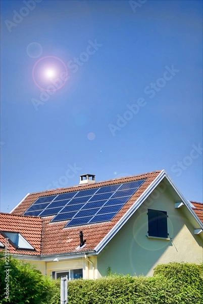 Obraz panele słoneczne