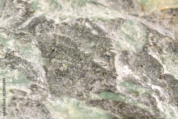 Fototapeta Marble stone texture macro close up background, crystals and minerals, rock texture