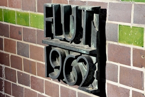 Obraz Hochwassermarke