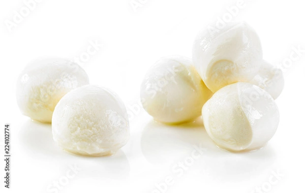 Obraz kulki z sera mozzarella