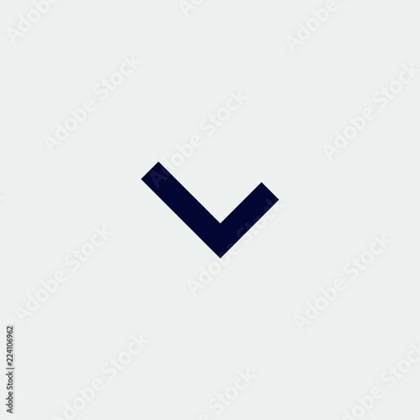 Fototapeta ok icon, vector illustration. flat icon