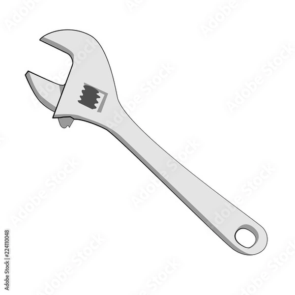 Fototapeta adjustable spanner
