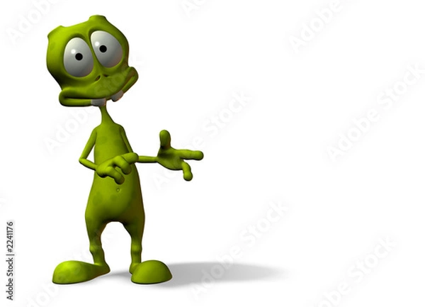 Obraz toon alien