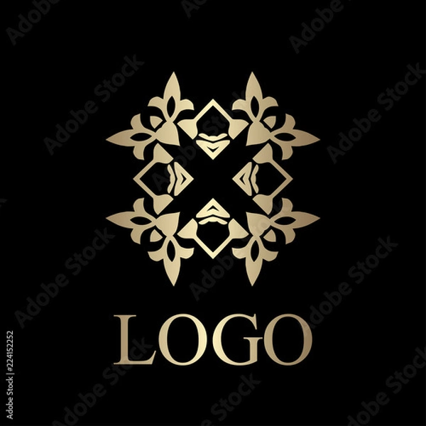 Fototapeta Vintage ornamental logo