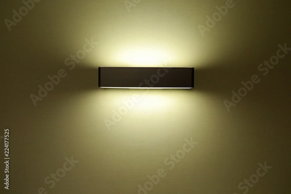 Fototapeta light bulb on the wall
