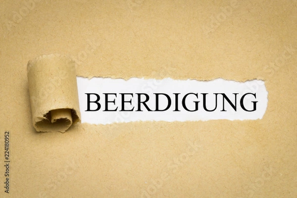Obraz Beerdigung