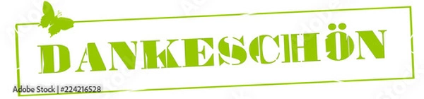 Obraz Dankeschön