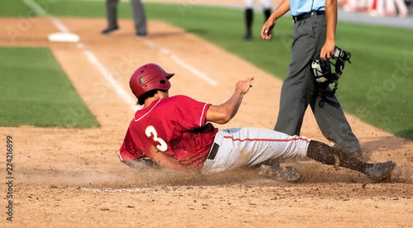 Obraz baseball player hitting