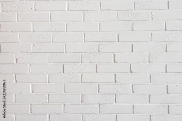 Obraz Parede de tijolos brancos