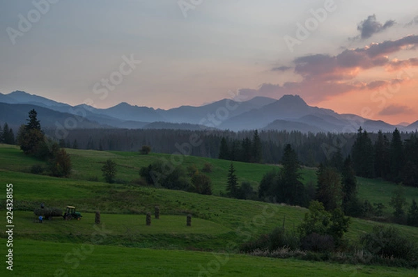 Obraz Widok na Giewont
