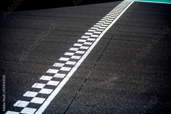 Fototapeta Racing Finish Line