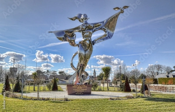 Obraz statue de la paix - Grancamp-Maisy