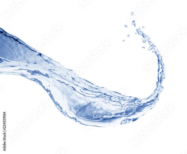 Obraz water splash isolated on white background