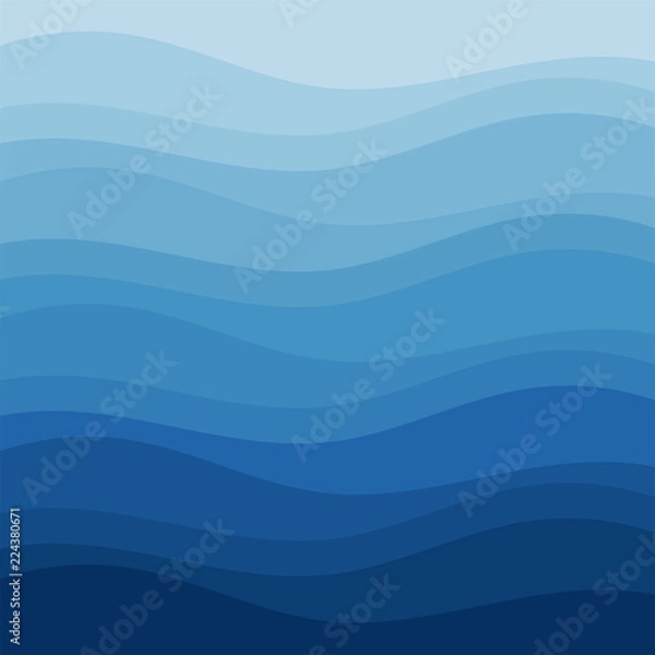 Fototapeta Wave abstract background