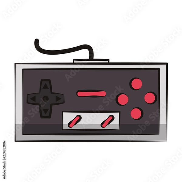 Obraz Retro console gamepad