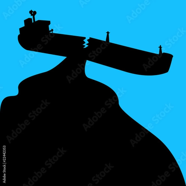 Obraz Tankerunglück