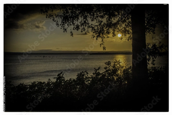 Obraz Lake Champlain at Sunset
