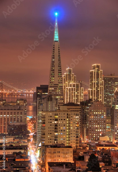 Fototapeta san francisco financial district