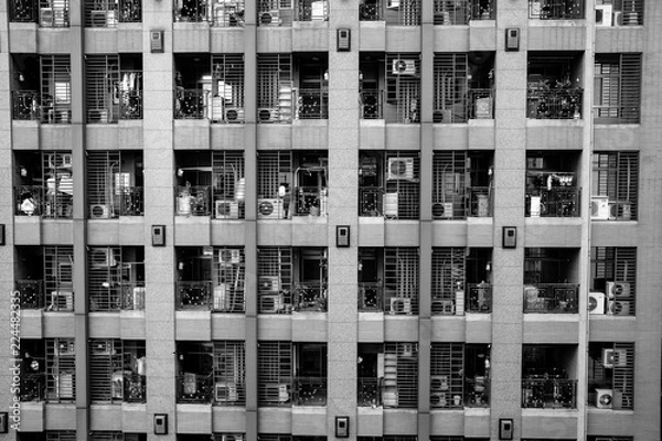 Obraz マンション群の風景