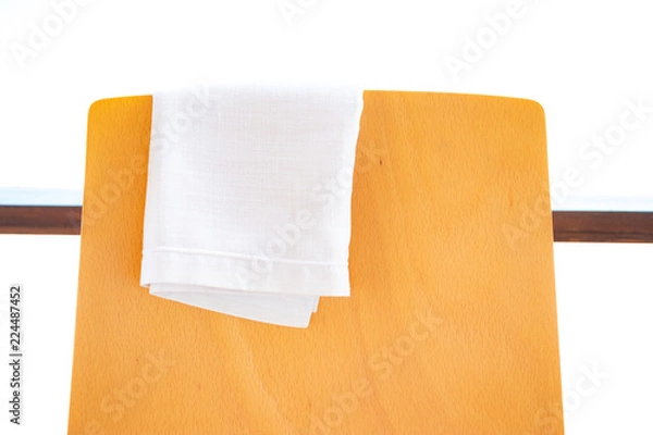 Fototapeta Servilleta sobre Silla
