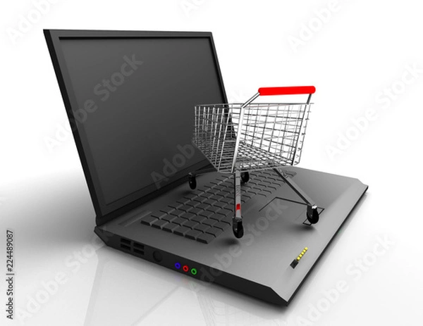 Obraz online shopping concept