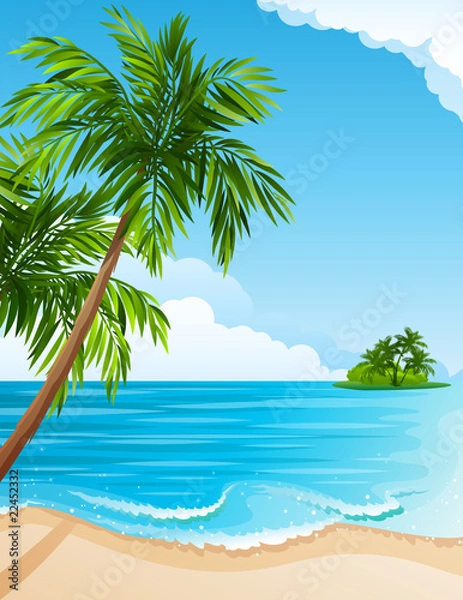 Obraz Tropical landscape