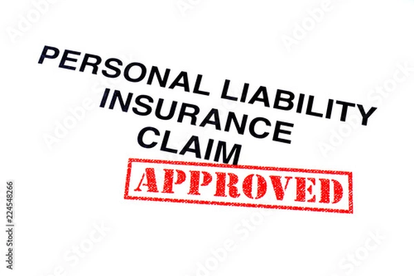 Fototapeta Personal Liability Insurance Claim