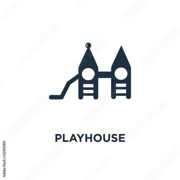 Fototapeta playhouse icon