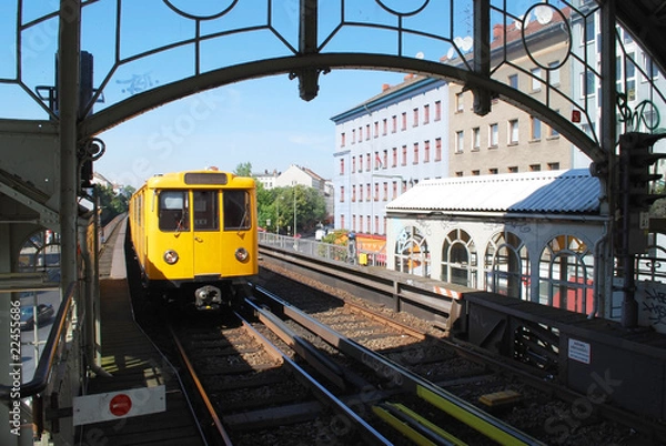 Obraz berlin subway train