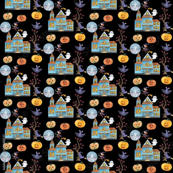 Obraz seamless Halloween pattern