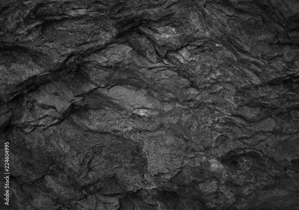 Obraz Dark slate background or texture.