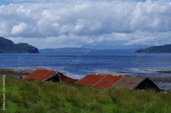 Obraz Beautiful view over a Scottish loch