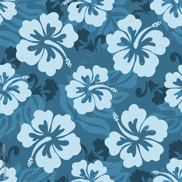 Obraz Hawaiian seamless pattern