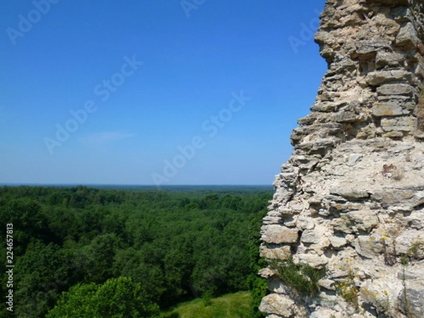 Obraz rock and blue sky