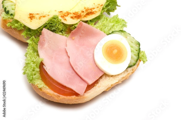 Obraz Schinkenbrötchen