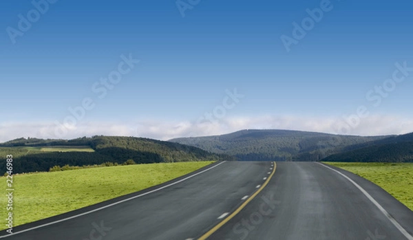 Obraz blue sky highway