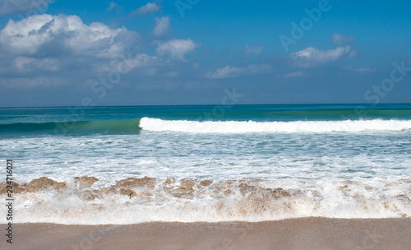 Fototapeta バリ島の海と波