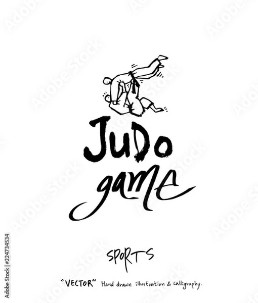 Obraz 스포츠 포스터 / 손으로 그린 스포츠 그림