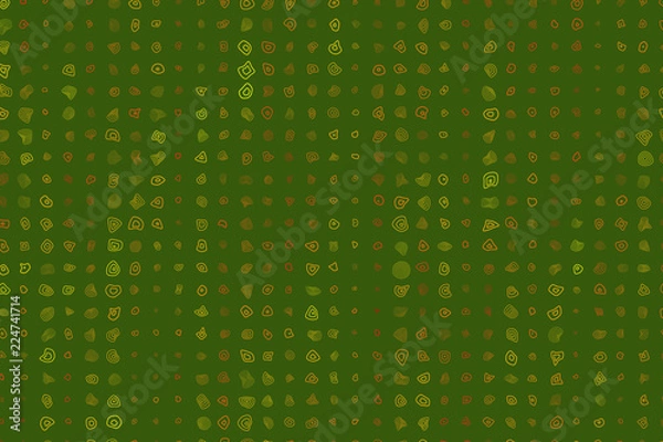 Fototapeta Abstract conceptual geometric rounded shapes. Repeat, cover, graphic & web.