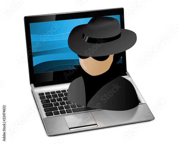 Obraz Laptop Spyware