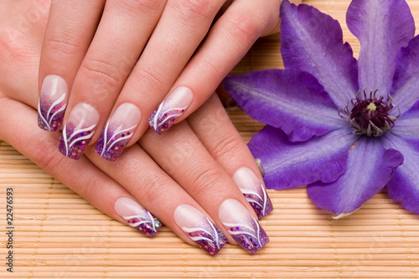 Fototapeta manicure